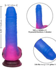 Naughty Bits Ombre Hombre Vibrating Dildo