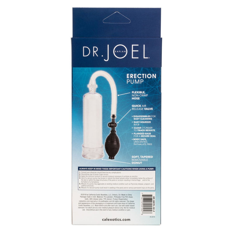 Dr. Joel Kaplan Erection Pump