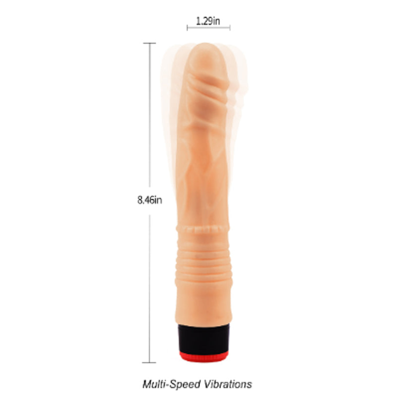 Chisa 8.8 Inch Vibrating Dildo