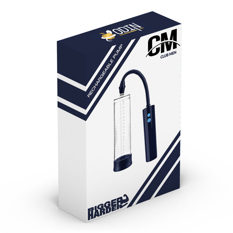 Club Men Rechargeable Penis Pump With Hand Remote