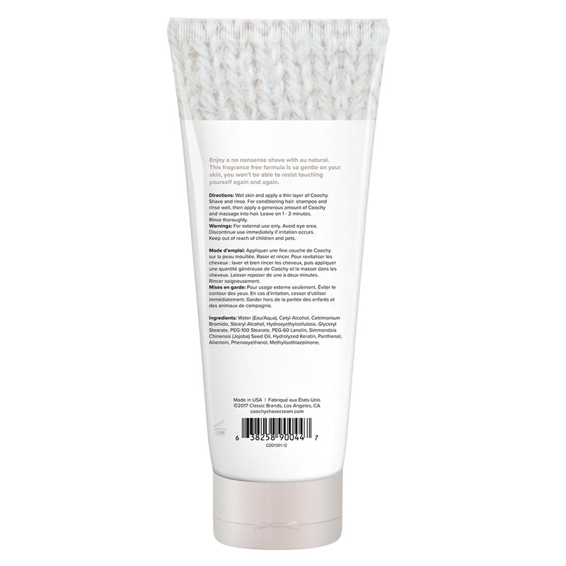 Coochy Shave Cream Au Natural