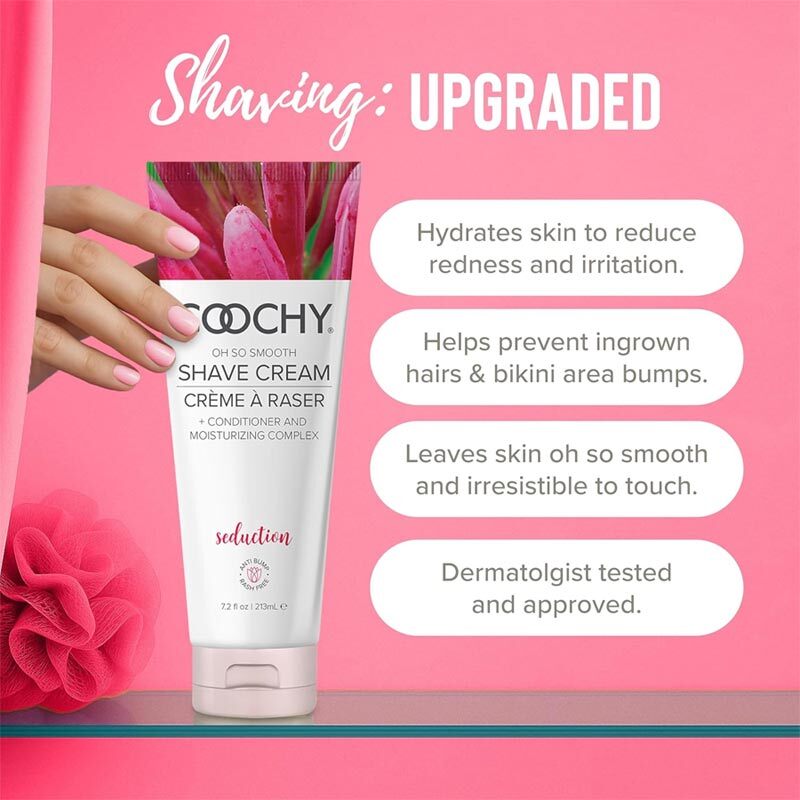 Coochy Shave Cream Seduction Honeysuckle Citrus