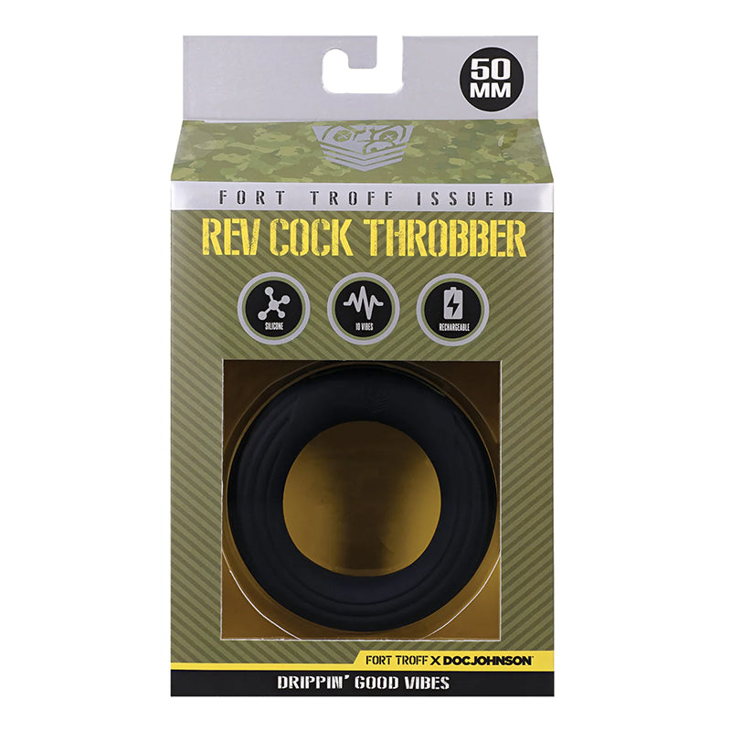 Fort Troff Rev Cock Throbber Large Vibrating Cockring
