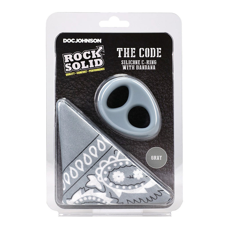 ROCK SOLID The Code Silicone C-Ring with Bandana