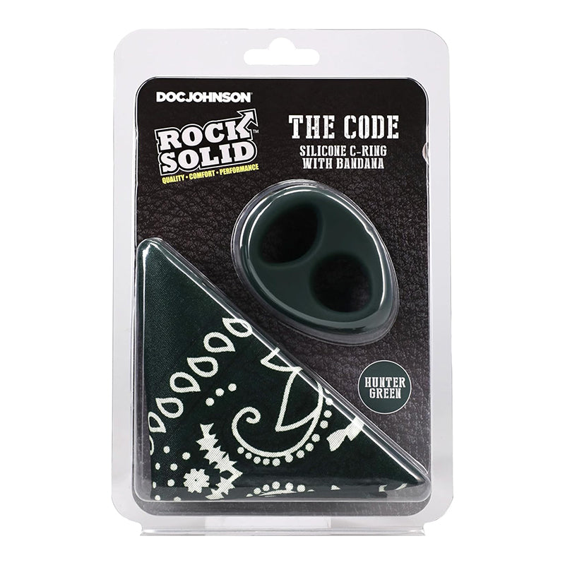 ROCK SOLID The Code Silicone C-Ring with Bandana