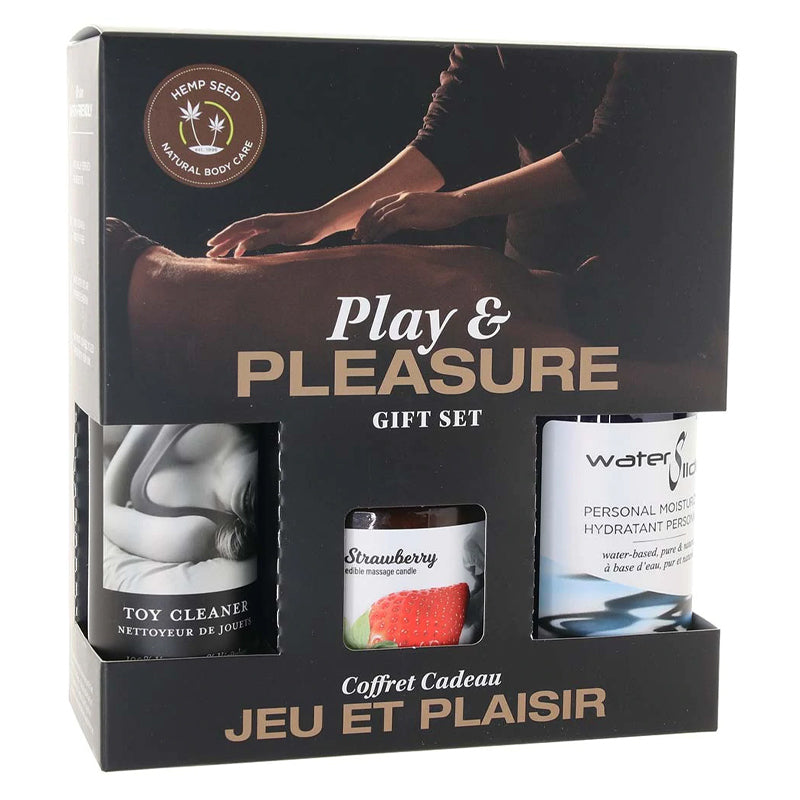 Earthly Body Hemp Seed By Night Play & Pleasure Gift Set