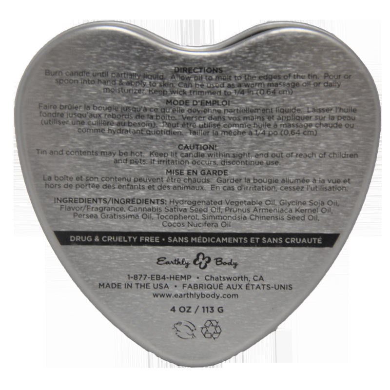 Earthly Body Edible Heart Candle