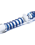 10 Inch Mr. Swirly Double Ended Glass Dildo & Butt Plug