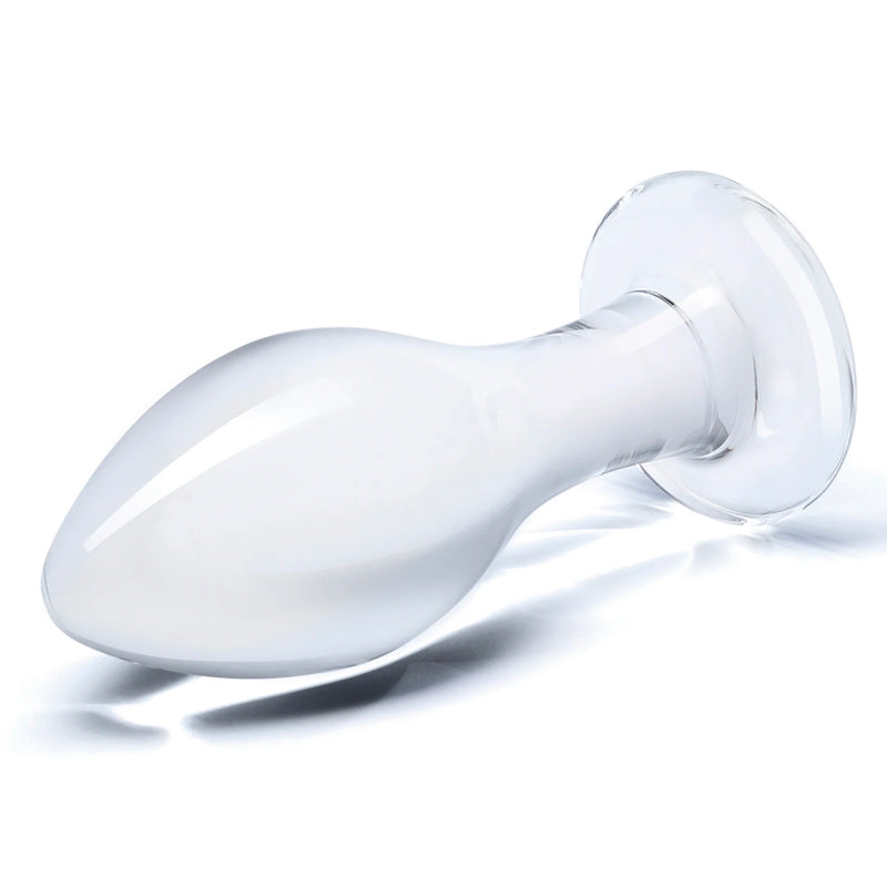 4 Inch Classic Glass Butt Plug
