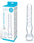 Joystick Clear Glass Dildo