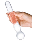 Joystick Clear Glass Dildo