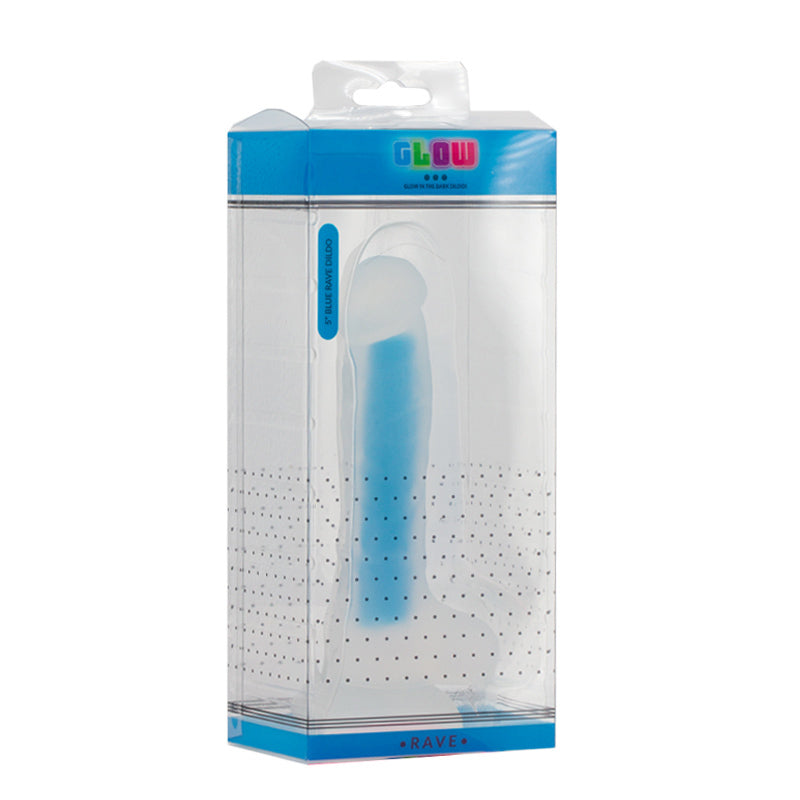 Glow Rave Silicone Glow-In-The-Dark Dildo