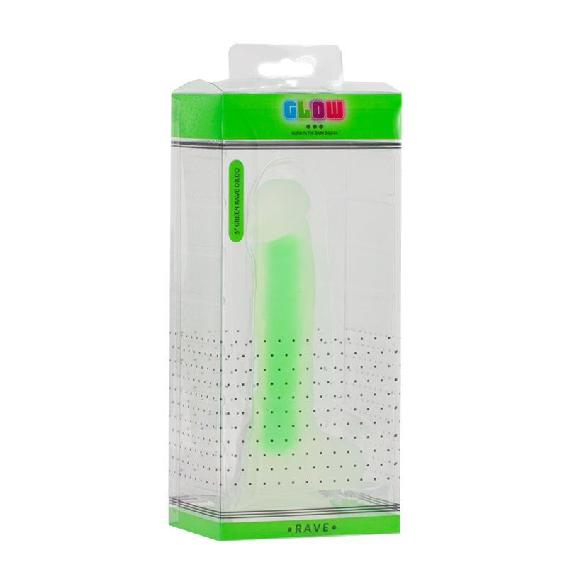 Glow Rave Silicone Glow-In-The-Dark Dildo