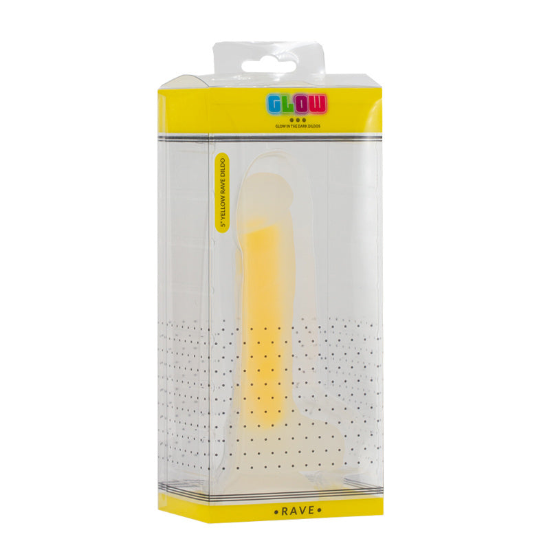 Glow Rave Silicone Glow-In-The-Dark Dildo