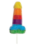 Sweet & Sour Jumbow Rainbow Gummy Cock Pop