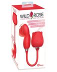 Wild Rose & Come Hither Rechargable Silicone Suction Vibe