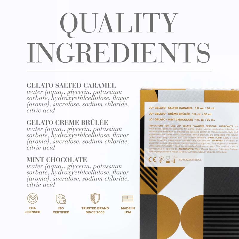 JO TriMe Triple Pack Gelato Various Gift Set