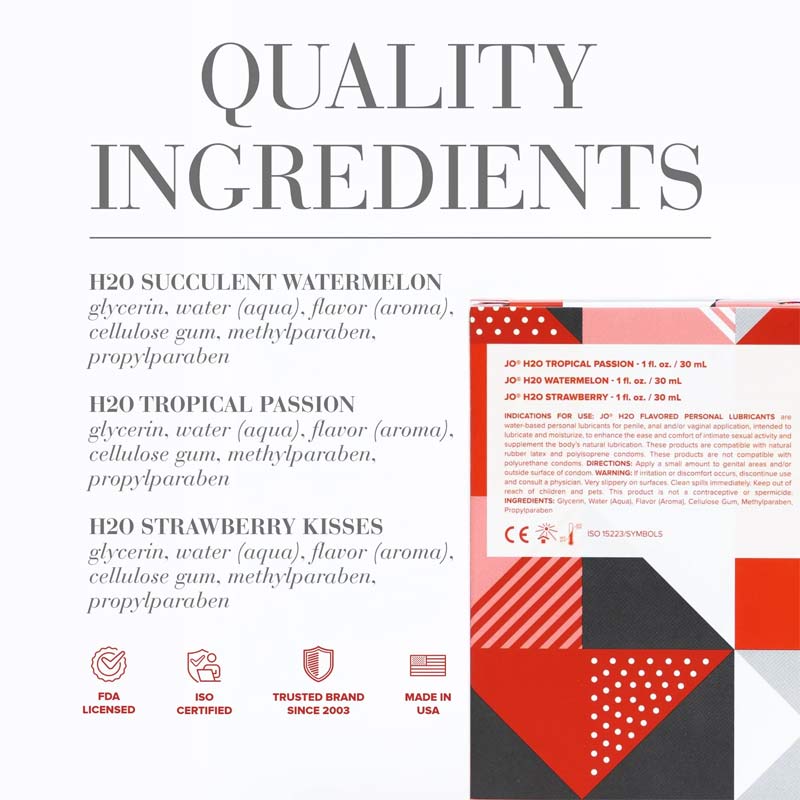 JO TriMe Triple Pack Flavors Various Gift Set