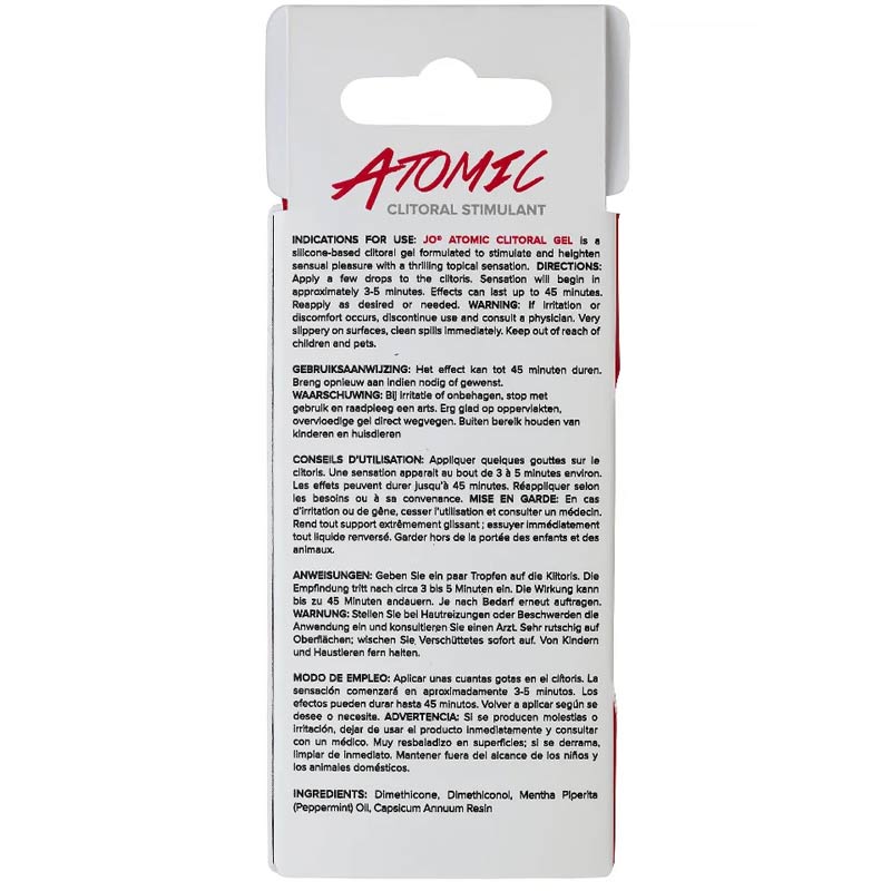 JO Atomic Clitoral Gel Warming Stimulant