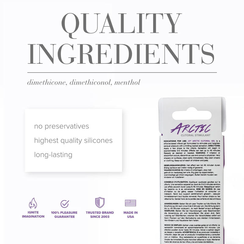 JO Arctic Clitoral Gel Cooling Stimulant