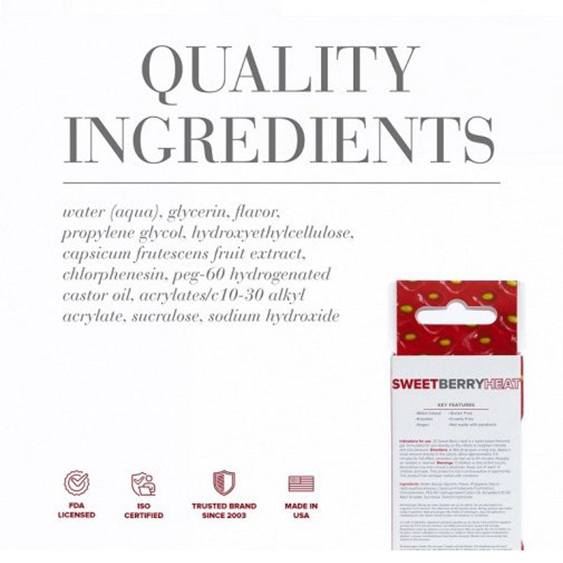 JO Sweet Berry Heat Sweet Berry Stimulant