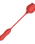 LOE The Rose and Thistle Premium Suction and Thrusting Stimulator Red