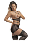 Diamond Girl Cupless And Crotchless Romper