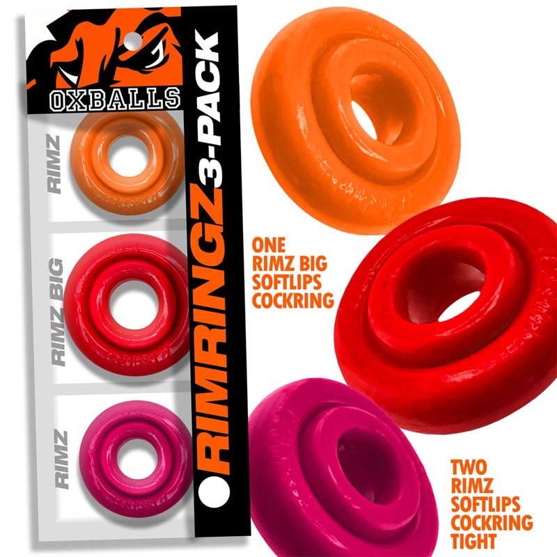Oxballs Rimringz Multi Size 3-Pack