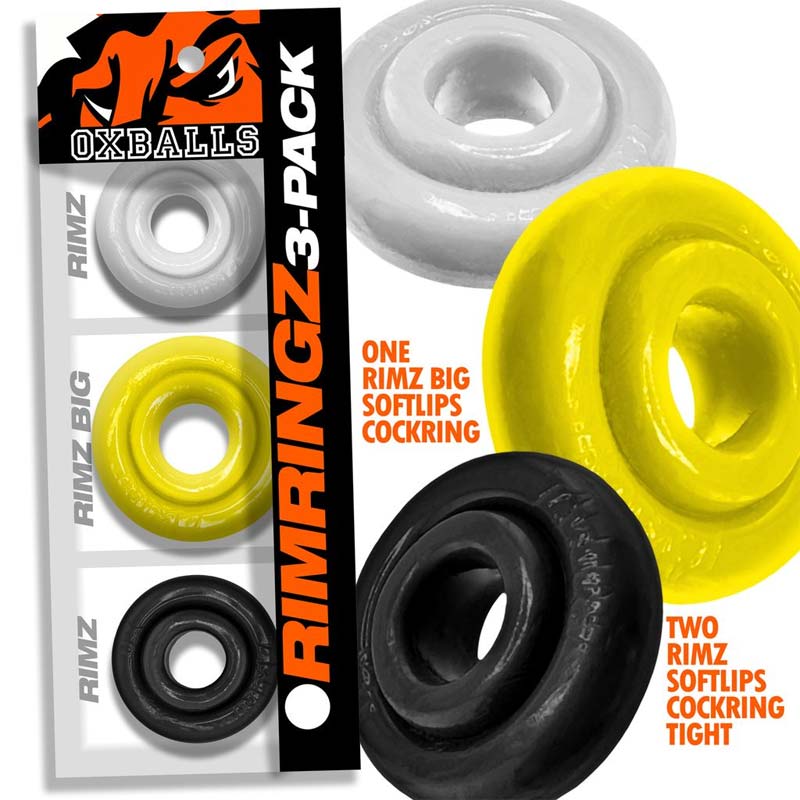 Oxballs Rimringz Multi Size 3-Pack