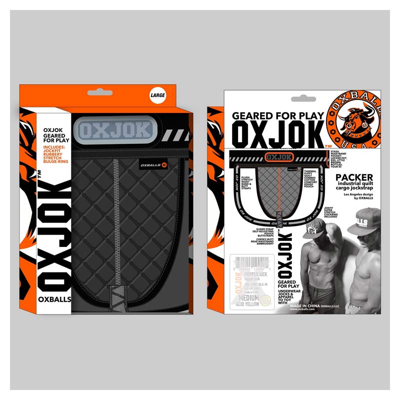 Oxballs Packer Industrial Quilted Cargo Strapjock