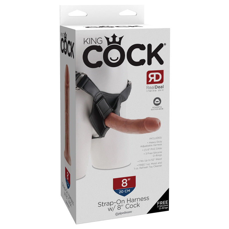 King Cock Strap On Harness With Cock