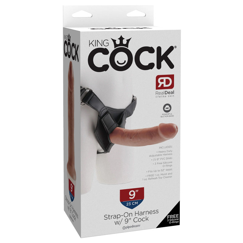 King Cock Strap On Harness With Cock