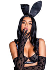 Playboy Bunny Noir Gloves