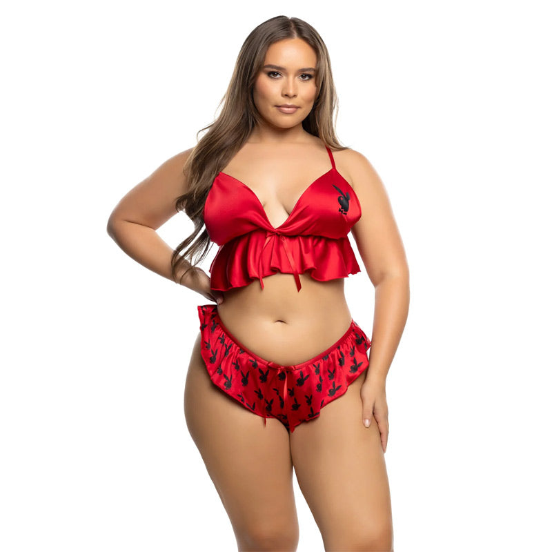 Playboy Flutter Bunny Two-Piece Lounge Set