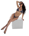 Playboy Aqua Bunny Two-Piece Bikini Set