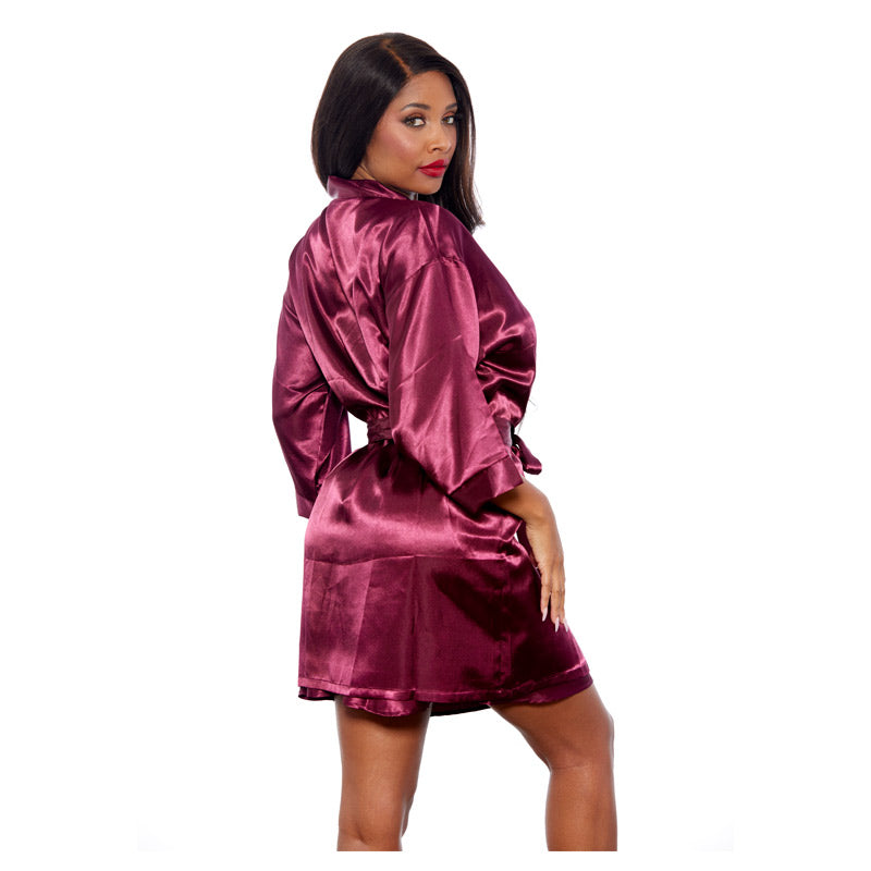 Popsi Satin Robe