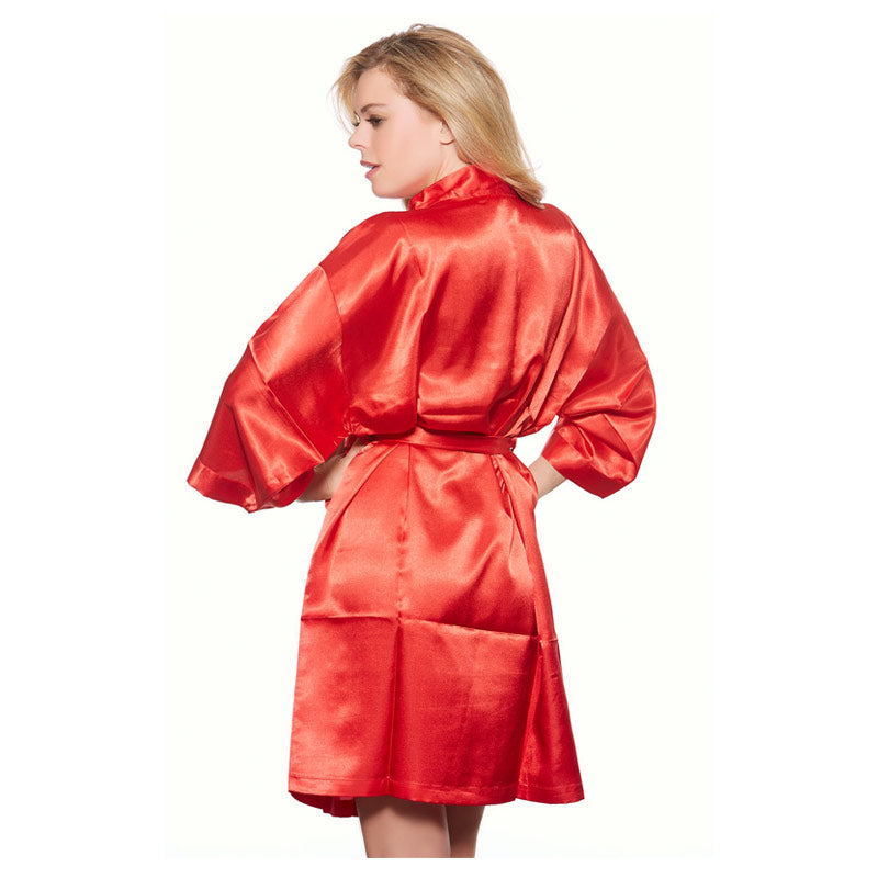 Popsi Satin Robe