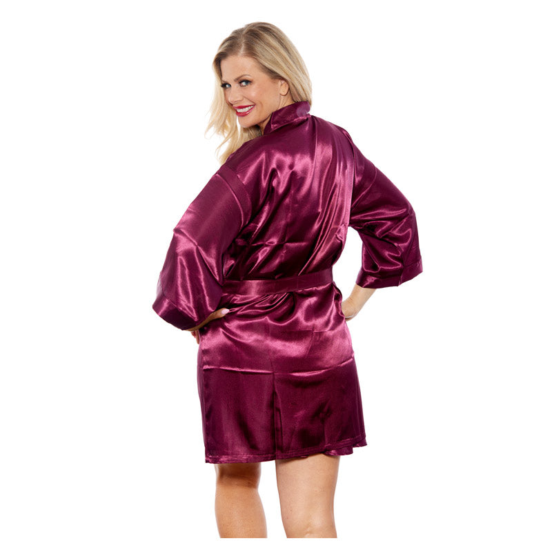 Popsi Satin Robe