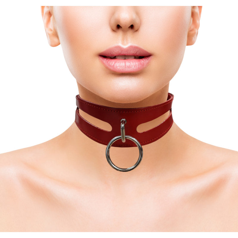 Rouge Garments Leather Fashion Collar