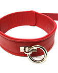 Rouge Garments Plain Leather Collar with Removable O-Ring