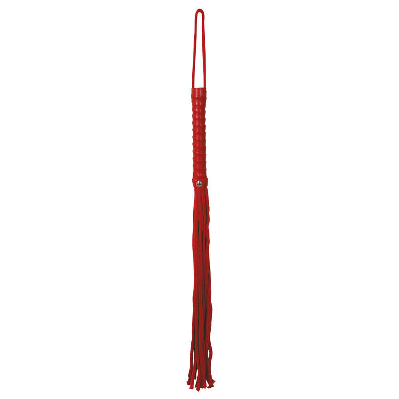 Sex &amp; Mischief Red Rope Flogger