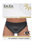 Sportsheets Em.Ex. Fit Harness Patent Corset