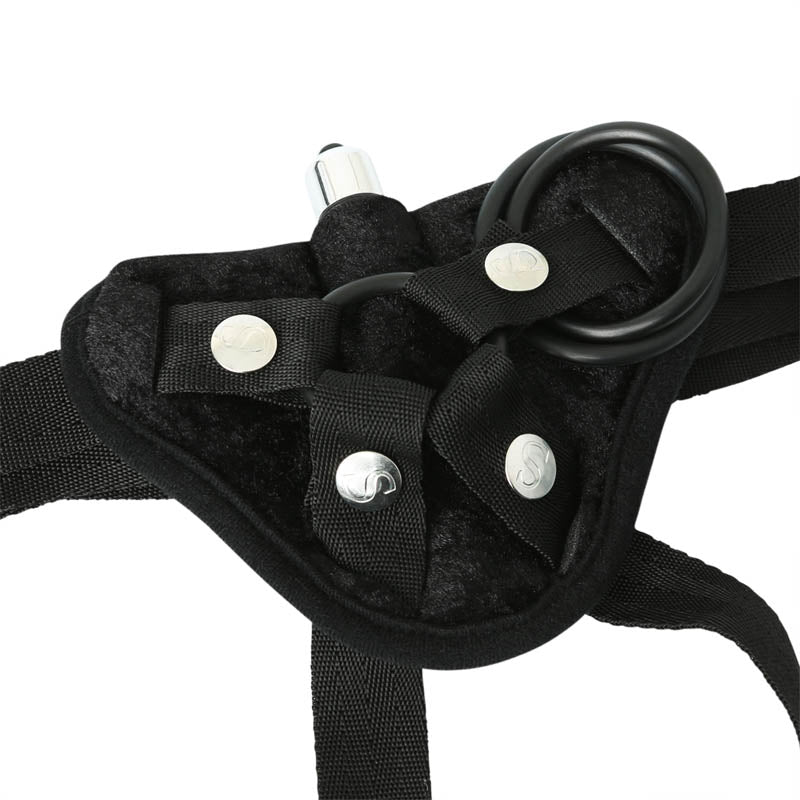SportSheet Vibrating Strap-On - Black