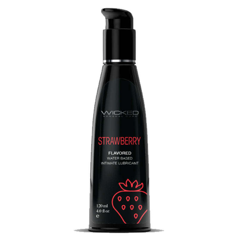 Wicked Sensual Aqua Strawberry Flavoured Lubricant
