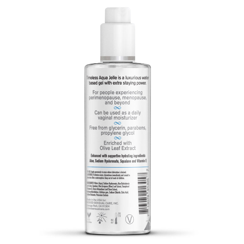 Wicked Simply Timeless Propylene Glycol And Glycerin-Free Water Based Gel Lubricant