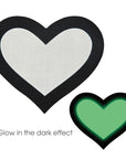 Glow In The Dark Hearts Pasties