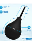 Cleanstream Thin Tip Silicone Enema Bulb