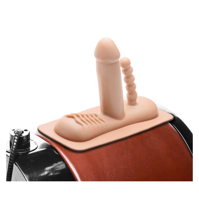 Double Penetration Attachment for Saddle Sex Machine