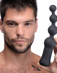 Deluxe Voodoo Beads 10X Silicone Anal Beads Vibrator