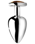 Booty Sparks Gemstones Tiger Eye Heart Anal Plug